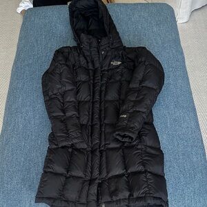 Women's North Face Black Puffer Coat